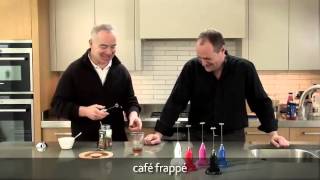 How to make a frappé coffee using an aerolatte milk frother [upl. by Matthieu]