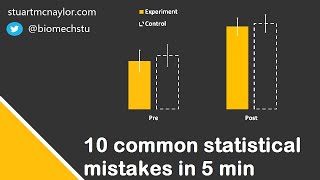 Ten Statistical Mistakes in 5 Min [upl. by Alpert]