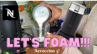 How To Foam Milk With Aeroccino 3 Make Coffee With Foam Tips amp Tricks  Easy Foamed Latte Recipe [upl. by Euridice145]