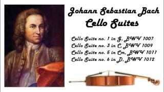 Johann Sebastian Bach  Cello suites in 432 Hz great for reading or studying [upl. by Atsilac]