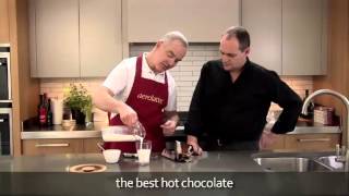 How to make a hot chocolate using an aerolatte milk frother [upl. by Ativ]