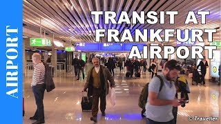 TRANSIT WALK AT FRANKFURT Airport FRA Terminal 1  Connection Flight Transfer Arriving amp Departing [upl. by Rostand]