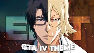 Aizen x Urahara  GTA IV Theme Edit [upl. by Htinek]